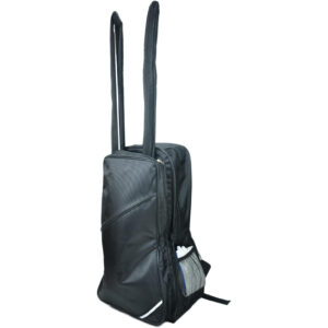 Black Lightweight Fencing Equipment Backpack, Oxford Fabric Fencing Sword Bag with External Weapon Pockets, Storage Backpack for Fencing Mask, Suit and Gear