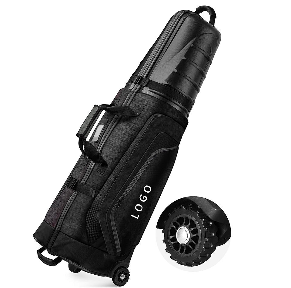 Hard Case Golf Travel Bag Hard Shell Waterproof Golf Travel Bag with Wheels Airline - Image 2