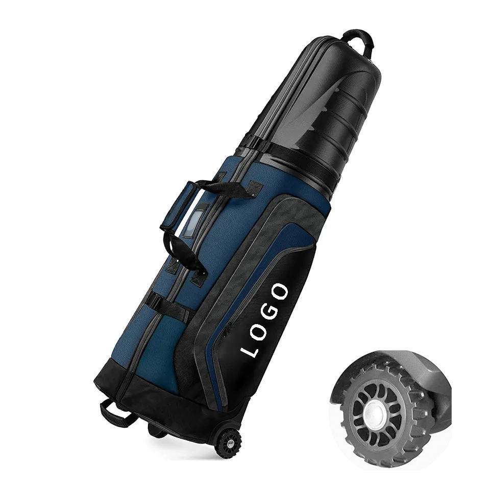Hard Case Golf Travel Bag Hard Shell Waterproof Golf Travel Bag with Wheels Airline - Image 3