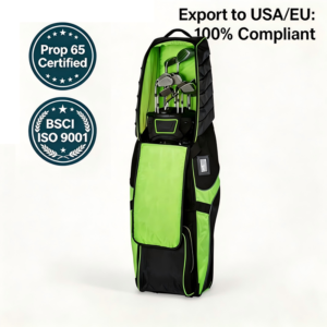 600D Polyester Golf Bag With Cooler Pocket surfboard Golf Travel Bag Waterproof Zipper Universal Size