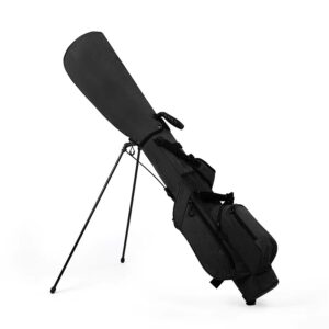 Plain Black Custom Golf Carry Bag Strap Cheap Lightweight Waterproof Custom Golf Stand Bag Light Sunday Custom Golf Bag