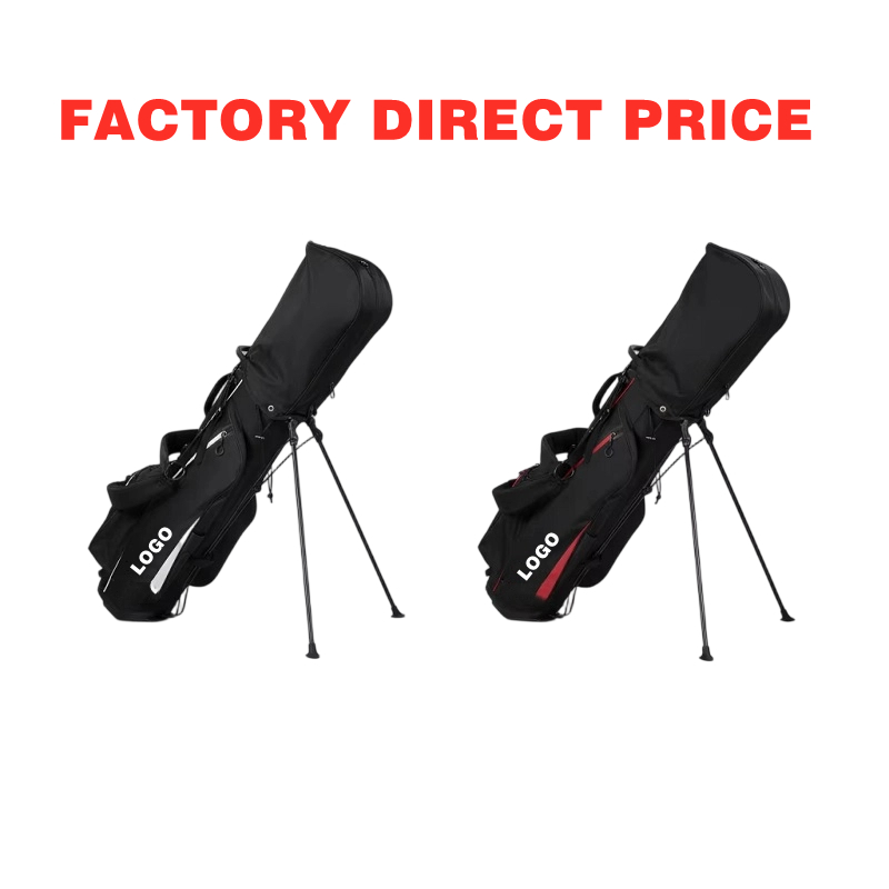Factory Direct Price Custom Golf Sunday Stand Bag, Portable Lightweight Golf Carry Bag for Ladies, Blank Logo Panel Support Private Label Wholesale Bulk Orders