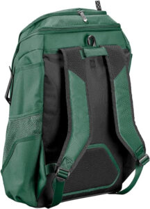 Padded Breathable Back Panel Baseball Backpack, Adjustable Comfort Shoulder Straps, Team Custom Softball Bat Storage Backpack