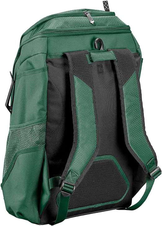 Padded Breathable Back Panel Baseball Backpack, Adjustable Comfort Shoulder Straps, Team Custom Softball Bat Storage Backpack