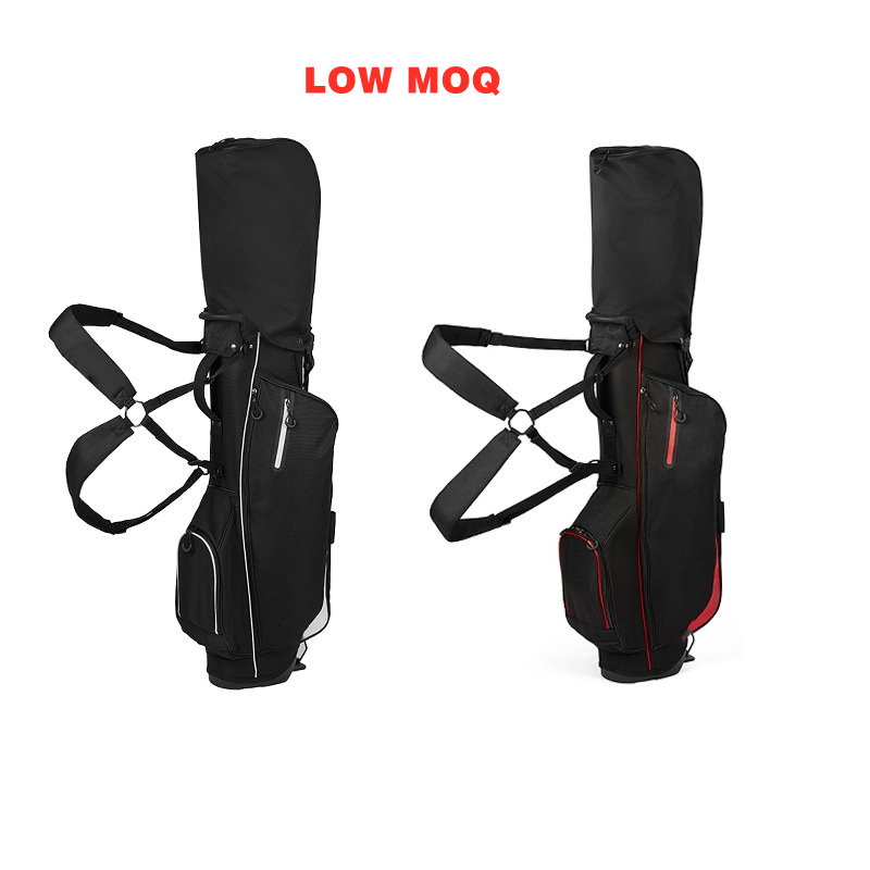 Low MOQ Lightweight Women Golf Sunday Stand Bag, Portable Golf Carry Bag with Padded Dual Shoulder Straps, Multi Storage Pockets Customizable Golf Club Bag for Golf Course
