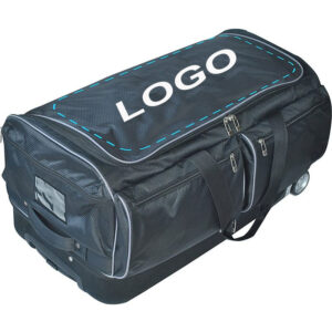 Custom Logo Wheeled Travel Garment Bag for Dancers, Rolling Trolley Costume Storage Bag for Performance Wardrobe, OEM Customizable Dance Competition Luggage for Wholesale