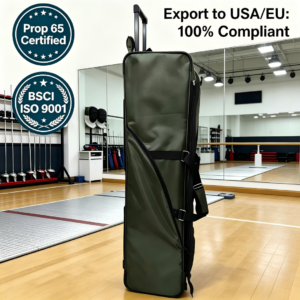 Modern Wheeled Fencing Sport Gear Bag | Customizable Sports Equipment Trolley Fencing Bag for Athletes
