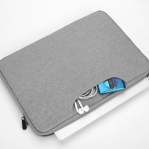 Wear-resistant Business Laptop Computer Bag Protective Cover for Huawei Apple Notebook Solid Color Simple Polyester - Image 2