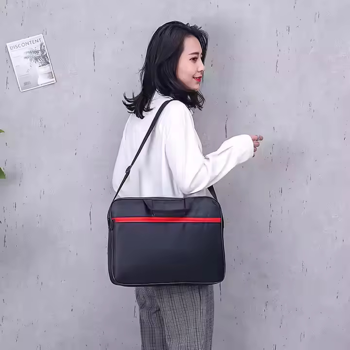 Large Capacity Polyester Computer Bag New Universal Notebook and Tablet Bag with One Shoulder Carrying Strap - Image 2